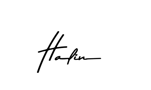 How to make Halin name signature. Use Asem Kandis PERSONAL USE style for creating short signs online. This is the latest handwritten sign. Halin signature style 9 images and pictures png