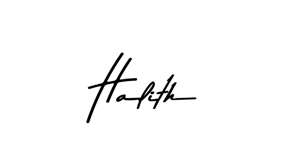 Also we have Halith name is the best signature style. Create professional handwritten signature collection using Asem Kandis PERSONAL USE autograph style. Halith signature style 9 images and pictures png