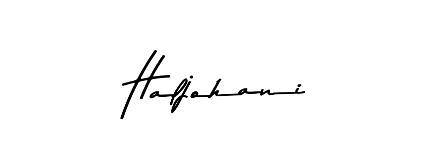 How to make Haljohani signature? Asem Kandis PERSONAL USE is a professional autograph style. Create handwritten signature for Haljohani name. Haljohani signature style 9 images and pictures png