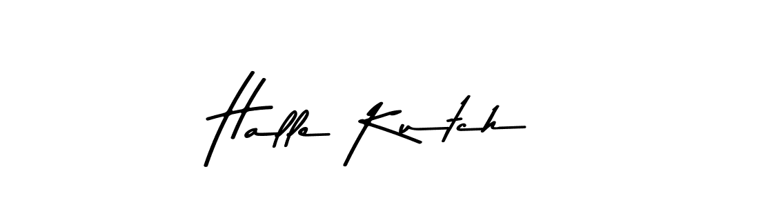 Use a signature maker to create a handwritten signature online. With this signature software, you can design (Asem Kandis PERSONAL USE) your own signature for name Halle Kutch. Halle Kutch signature style 9 images and pictures png