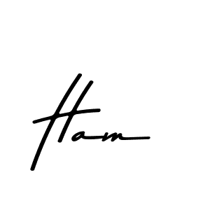 This is the best signature style for the Ham name. Also you like these signature font (Asem Kandis PERSONAL USE). Mix name signature. Ham signature style 9 images and pictures png