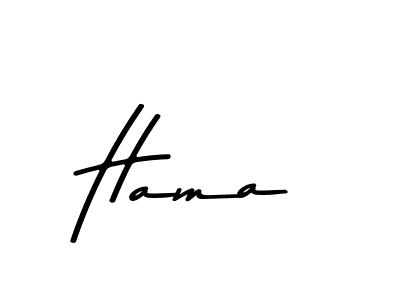 Create a beautiful signature design for name Hama. With this signature (Asem Kandis PERSONAL USE) fonts, you can make a handwritten signature for free. Hama signature style 9 images and pictures png