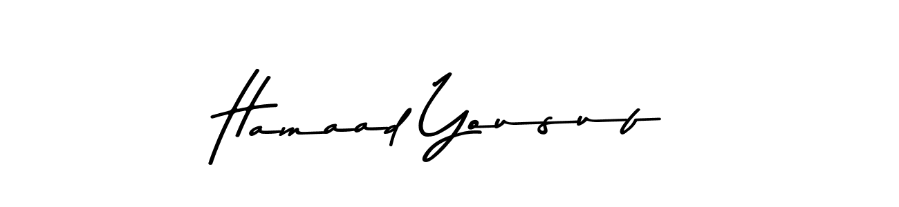 Make a beautiful signature design for name Hamaad Yousuf. Use this online signature maker to create a handwritten signature for free. Hamaad Yousuf signature style 9 images and pictures png