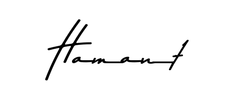 Use a signature maker to create a handwritten signature online. With this signature software, you can design (Asem Kandis PERSONAL USE) your own signature for name Hamant. Hamant signature style 9 images and pictures png