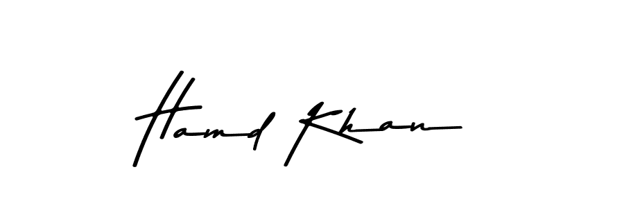 Asem Kandis PERSONAL USE is a professional signature style that is perfect for those who want to add a touch of class to their signature. It is also a great choice for those who want to make their signature more unique. Get Hamd Khan name to fancy signature for free. Hamd Khan signature style 9 images and pictures png