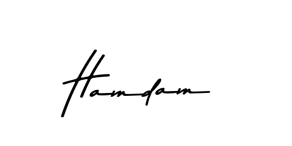 Make a beautiful signature design for name Hamdam. Use this online signature maker to create a handwritten signature for free. Hamdam signature style 9 images and pictures png