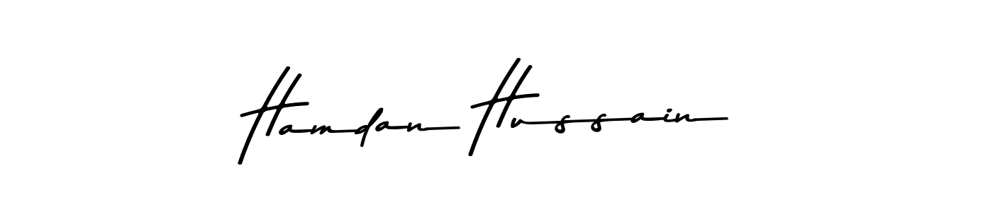 Hamdan Hussain stylish signature style. Best Handwritten Sign (Asem Kandis PERSONAL USE) for my name. Handwritten Signature Collection Ideas for my name Hamdan Hussain. Hamdan Hussain signature style 9 images and pictures png
