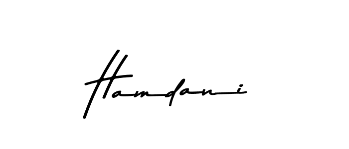 Similarly Asem Kandis PERSONAL USE is the best handwritten signature design. Signature creator online .You can use it as an online autograph creator for name Hamdani. Hamdani signature style 9 images and pictures png