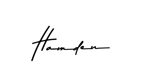 if you are searching for the best signature style for your name Hamden. so please give up your signature search. here we have designed multiple signature styles  using Asem Kandis PERSONAL USE. Hamden signature style 9 images and pictures png