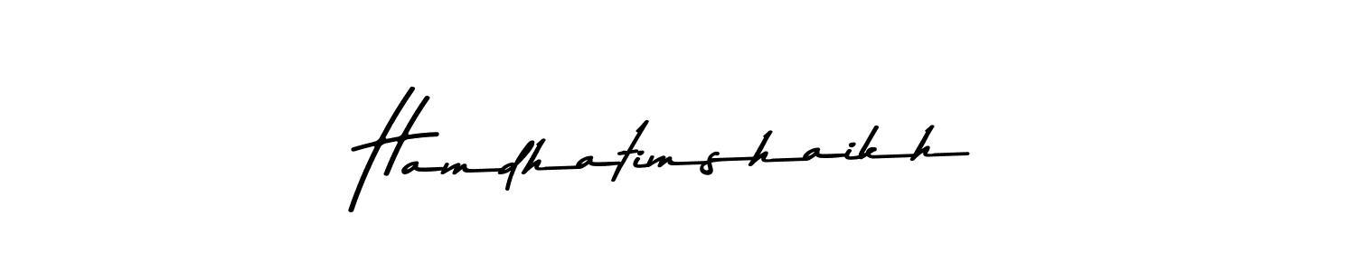 It looks lik you need a new signature style for name Hamdhatimshaikh. Design unique handwritten (Asem Kandis PERSONAL USE) signature with our free signature maker in just a few clicks. Hamdhatimshaikh signature style 9 images and pictures png