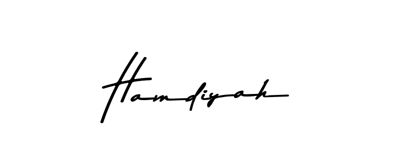 Here are the top 10 professional signature styles for the name Hamdiyah. These are the best autograph styles you can use for your name. Hamdiyah signature style 9 images and pictures png
