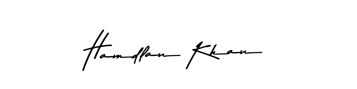 It looks lik you need a new signature style for name Hamdlan Khan. Design unique handwritten (Asem Kandis PERSONAL USE) signature with our free signature maker in just a few clicks. Hamdlan Khan signature style 9 images and pictures png