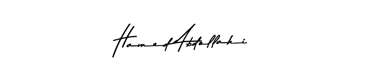 Asem Kandis PERSONAL USE is a professional signature style that is perfect for those who want to add a touch of class to their signature. It is also a great choice for those who want to make their signature more unique. Get Hamed Abdollahi name to fancy signature for free. Hamed Abdollahi signature style 9 images and pictures png
