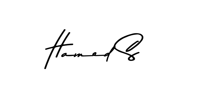 Make a beautiful signature design for name Hamed S. Use this online signature maker to create a handwritten signature for free. Hamed S signature style 9 images and pictures png