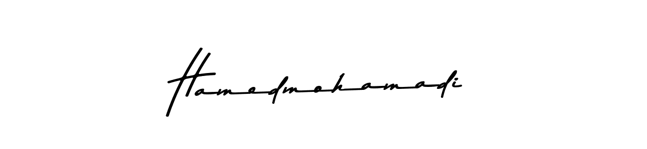 Also we have Hamedmohamadi name is the best signature style. Create professional handwritten signature collection using Asem Kandis PERSONAL USE autograph style. Hamedmohamadi signature style 9 images and pictures png