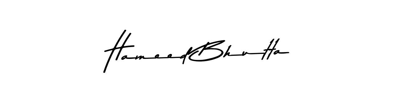 Asem Kandis PERSONAL USE is a professional signature style that is perfect for those who want to add a touch of class to their signature. It is also a great choice for those who want to make their signature more unique. Get Hameed Bhutta name to fancy signature for free. Hameed Bhutta signature style 9 images and pictures png