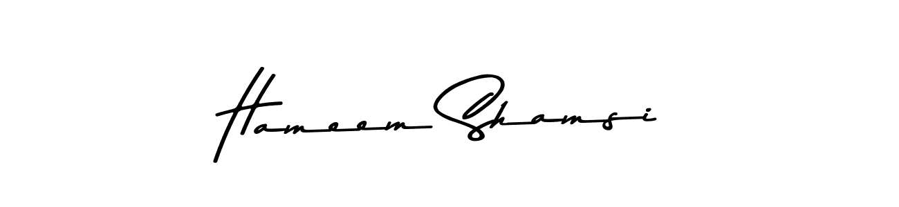 How to make Hameem Shamsi signature? Asem Kandis PERSONAL USE is a professional autograph style. Create handwritten signature for Hameem Shamsi name. Hameem Shamsi signature style 9 images and pictures png