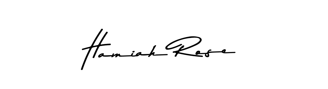 Use a signature maker to create a handwritten signature online. With this signature software, you can design (Asem Kandis PERSONAL USE) your own signature for name Hamiah Rose. Hamiah Rose signature style 9 images and pictures png