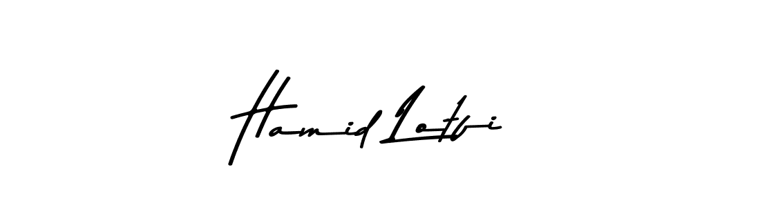 Make a beautiful signature design for name Hamid Lotfi. With this signature (Asem Kandis PERSONAL USE) style, you can create a handwritten signature for free. Hamid Lotfi signature style 9 images and pictures png