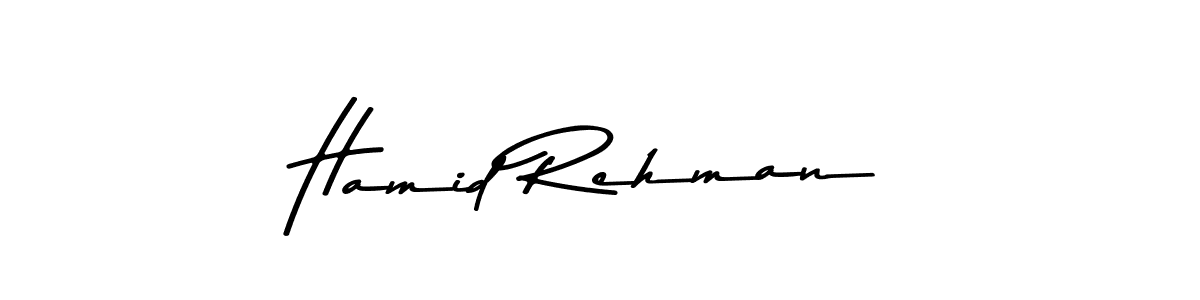 Make a beautiful signature design for name Hamid Rehman. With this signature (Asem Kandis PERSONAL USE) style, you can create a handwritten signature for free. Hamid Rehman signature style 9 images and pictures png