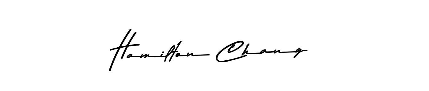 The best way (Asem Kandis PERSONAL USE) to make a short signature is to pick only two or three words in your name. The name Hamilton Chang include a total of six letters. For converting this name. Hamilton Chang signature style 9 images and pictures png