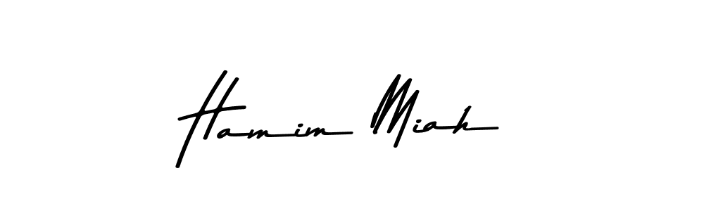 The best way (Asem Kandis PERSONAL USE) to make a short signature is to pick only two or three words in your name. The name Hamim Miah include a total of six letters. For converting this name. Hamim Miah signature style 9 images and pictures png