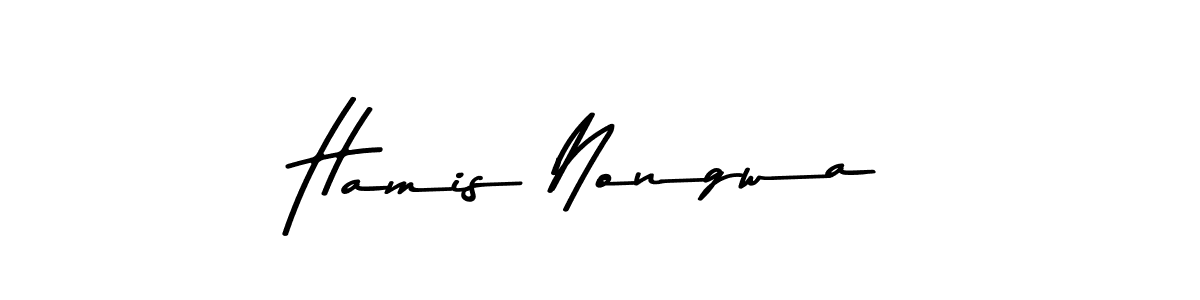 Here are the top 10 professional signature styles for the name Hamis Nongwa. These are the best autograph styles you can use for your name. Hamis Nongwa signature style 9 images and pictures png