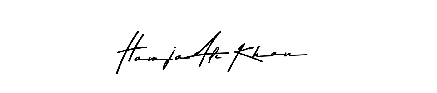 How to make Hamja Ali Khan signature? Asem Kandis PERSONAL USE is a professional autograph style. Create handwritten signature for Hamja Ali Khan name. Hamja Ali Khan signature style 9 images and pictures png