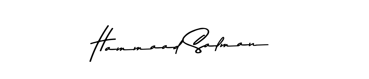 It looks lik you need a new signature style for name Hammaad Salman. Design unique handwritten (Asem Kandis PERSONAL USE) signature with our free signature maker in just a few clicks. Hammaad Salman signature style 9 images and pictures png