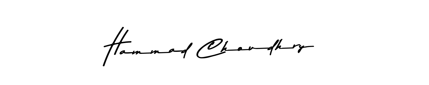 You should practise on your own different ways (Asem Kandis PERSONAL USE) to write your name (Hammad Choudhry) in signature. don't let someone else do it for you. Hammad Choudhry signature style 9 images and pictures png