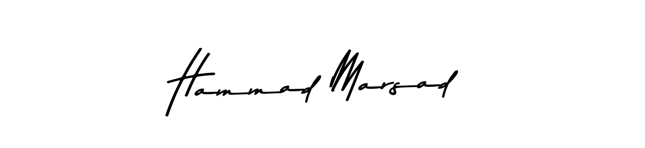 Make a beautiful signature design for name Hammad Marsad. Use this online signature maker to create a handwritten signature for free. Hammad Marsad signature style 9 images and pictures png