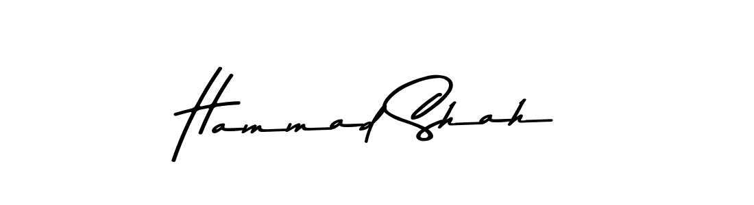 Use a signature maker to create a handwritten signature online. With this signature software, you can design (Asem Kandis PERSONAL USE) your own signature for name Hammad Shah. Hammad Shah signature style 9 images and pictures png