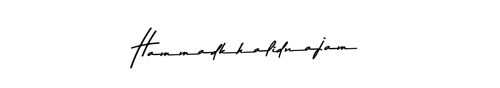 Hammadkhalidnajam stylish signature style. Best Handwritten Sign (Asem Kandis PERSONAL USE) for my name. Handwritten Signature Collection Ideas for my name Hammadkhalidnajam. Hammadkhalidnajam signature style 9 images and pictures png