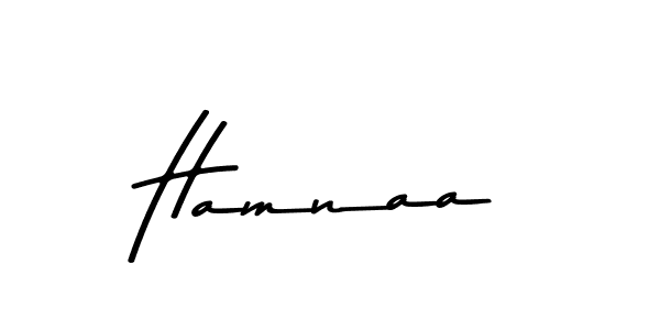 Design your own signature with our free online signature maker. With this signature software, you can create a handwritten (Asem Kandis PERSONAL USE) signature for name Hamnaa. Hamnaa signature style 9 images and pictures png