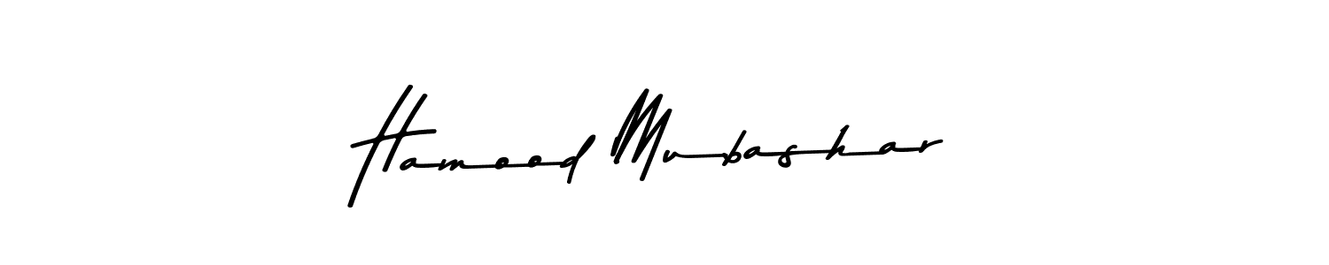 Use a signature maker to create a handwritten signature online. With this signature software, you can design (Asem Kandis PERSONAL USE) your own signature for name Hamood Mubashar. Hamood Mubashar signature style 9 images and pictures png