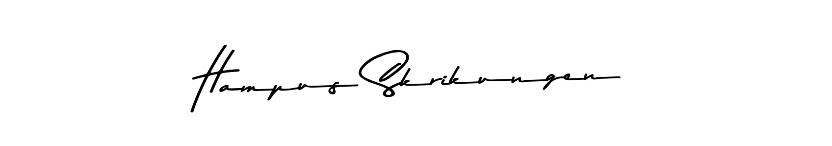 Here are the top 10 professional signature styles for the name Hampus Skrikungen. These are the best autograph styles you can use for your name. Hampus Skrikungen signature style 9 images and pictures png