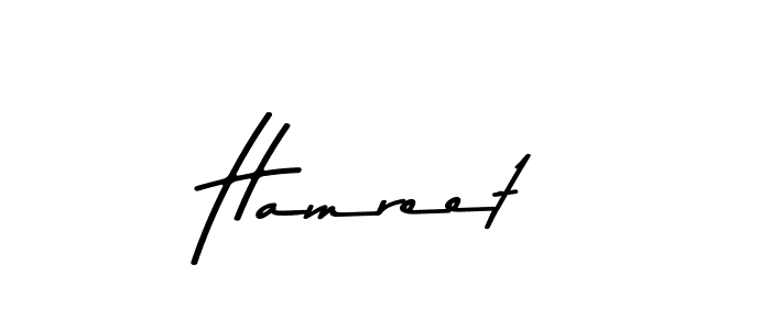 Hamreet stylish signature style. Best Handwritten Sign (Asem Kandis PERSONAL USE) for my name. Handwritten Signature Collection Ideas for my name Hamreet. Hamreet signature style 9 images and pictures png