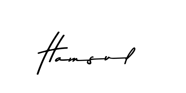 Hamsul stylish signature style. Best Handwritten Sign (Asem Kandis PERSONAL USE) for my name. Handwritten Signature Collection Ideas for my name Hamsul. Hamsul signature style 9 images and pictures png