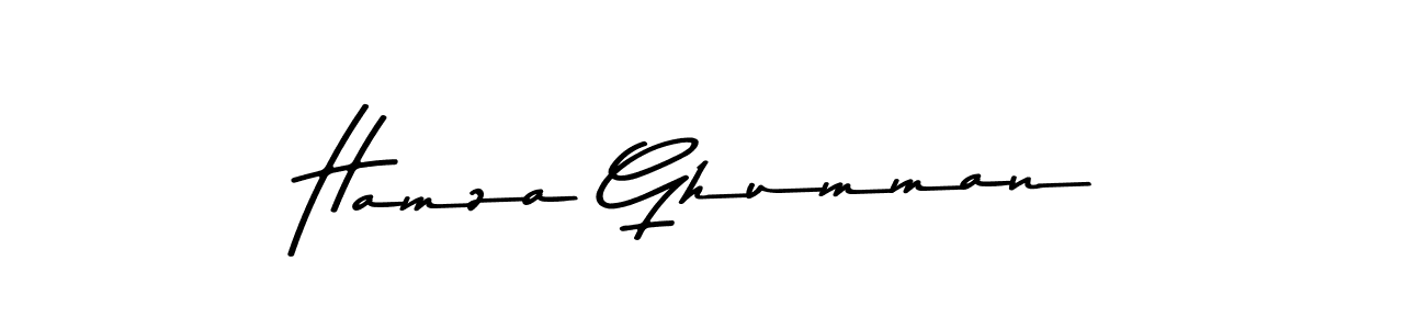 How to make Hamza Ghumman signature? Asem Kandis PERSONAL USE is a professional autograph style. Create handwritten signature for Hamza Ghumman name. Hamza Ghumman signature style 9 images and pictures png