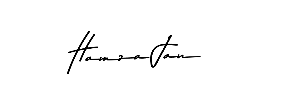 How to make Hamza Jan name signature. Use Asem Kandis PERSONAL USE style for creating short signs online. This is the latest handwritten sign. Hamza Jan signature style 9 images and pictures png