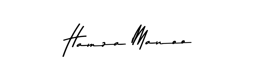 Create a beautiful signature design for name Hamza Manoo. With this signature (Asem Kandis PERSONAL USE) fonts, you can make a handwritten signature for free. Hamza Manoo signature style 9 images and pictures png