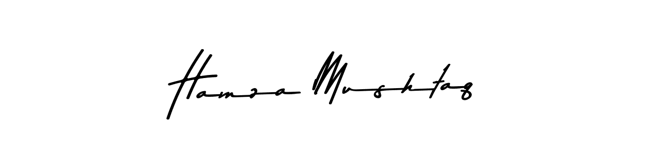 Use a signature maker to create a handwritten signature online. With this signature software, you can design (Asem Kandis PERSONAL USE) your own signature for name Hamza Mushtaq. Hamza Mushtaq signature style 9 images and pictures png