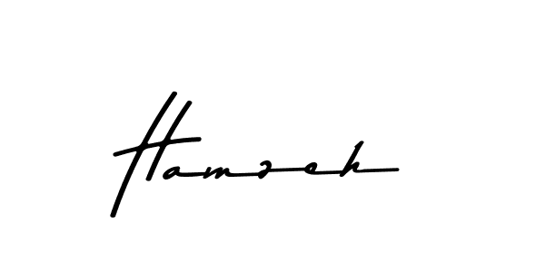 Make a beautiful signature design for name Hamzeh. With this signature (Asem Kandis PERSONAL USE) style, you can create a handwritten signature for free. Hamzeh signature style 9 images and pictures png