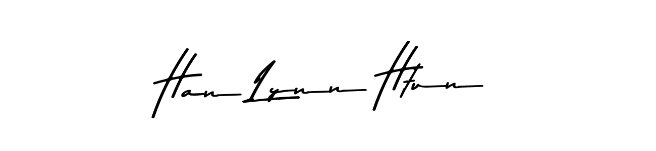 Design your own signature with our free online signature maker. With this signature software, you can create a handwritten (Asem Kandis PERSONAL USE) signature for name Han Lynn Htun. Han Lynn Htun signature style 9 images and pictures png