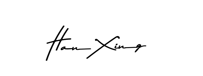 Han Xing stylish signature style. Best Handwritten Sign (Asem Kandis PERSONAL USE) for my name. Handwritten Signature Collection Ideas for my name Han Xing. Han Xing signature style 9 images and pictures png