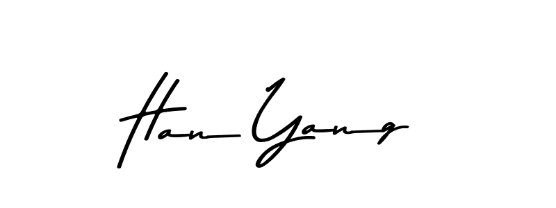 Design your own signature with our free online signature maker. With this signature software, you can create a handwritten (Asem Kandis PERSONAL USE) signature for name Han Yang. Han Yang signature style 9 images and pictures png