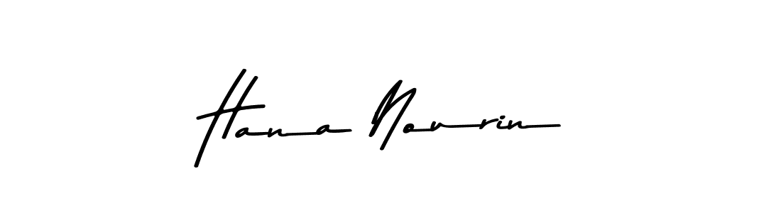 Hana Nourin stylish signature style. Best Handwritten Sign (Asem Kandis PERSONAL USE) for my name. Handwritten Signature Collection Ideas for my name Hana Nourin. Hana Nourin signature style 9 images and pictures png