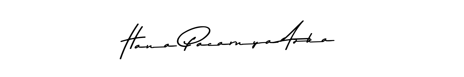 Make a beautiful signature design for name Hana Pacarnya Azka. With this signature (Asem Kandis PERSONAL USE) style, you can create a handwritten signature for free. Hana Pacarnya Azka signature style 9 images and pictures png