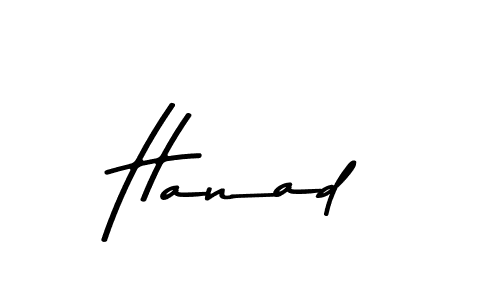 Hanad stylish signature style. Best Handwritten Sign (Asem Kandis PERSONAL USE) for my name. Handwritten Signature Collection Ideas for my name Hanad. Hanad signature style 9 images and pictures png