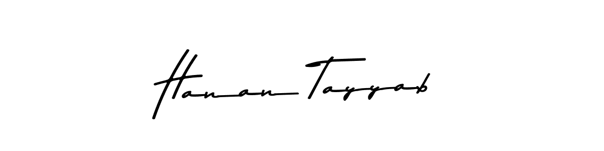 How to make Hanan Tayyab signature? Asem Kandis PERSONAL USE is a professional autograph style. Create handwritten signature for Hanan Tayyab name. Hanan Tayyab signature style 9 images and pictures png